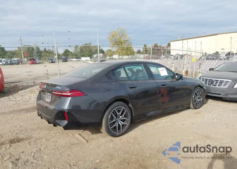 2024 BMW I5 M60 z USA, uszkodzony, nr VIN WBY43FK09RCR89225